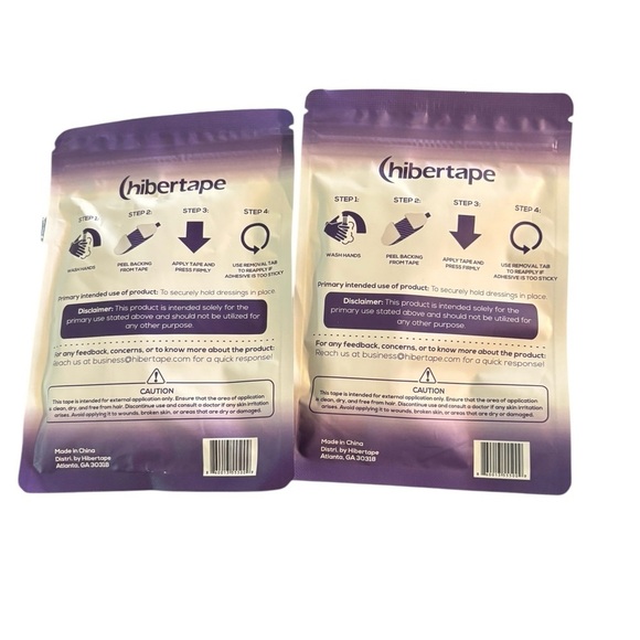 Hibertape Lavender Micropore Tape (30 Pack) X2 Hypoallergenic Gentle On Skin - Picture 2 of 3
